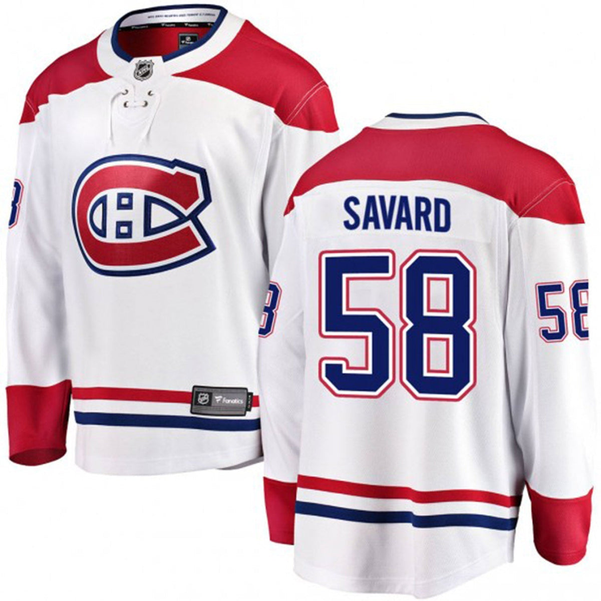 David Savard Montreal Canadiens 58 Jersey product image 4, provided for visual reference and product detail review
