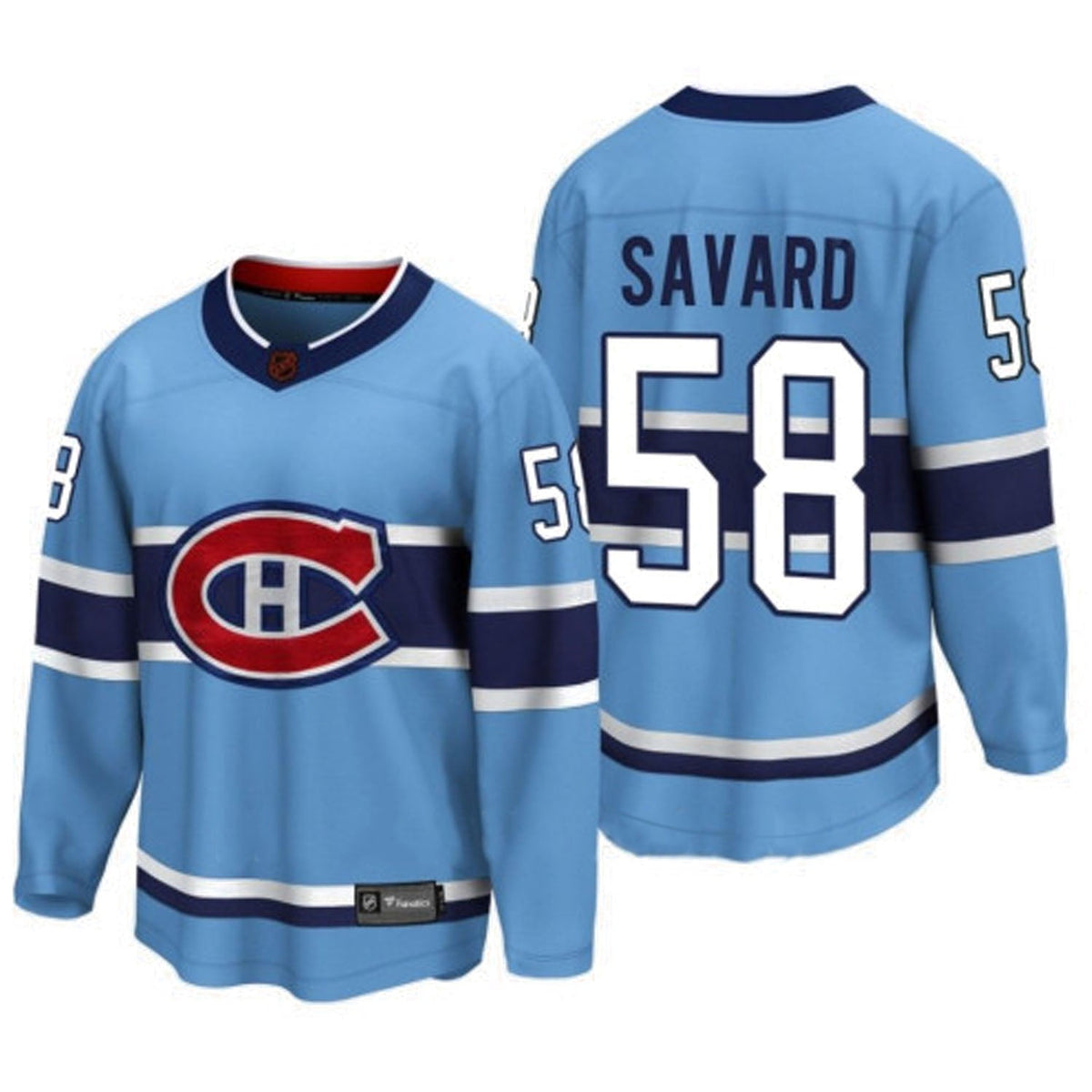 David Savard Montreal Canadiens 58 Jersey product image 1, provided for visual reference and product detail review