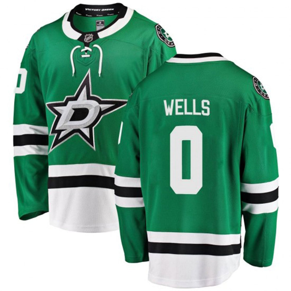 Dylan Wells Dallas Stars 0 Jersey product image 3, provided for visual reference and product detail review