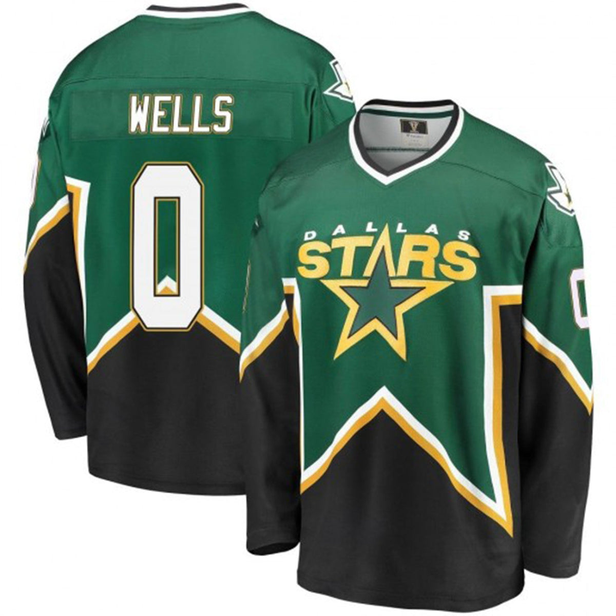 Dylan Wells Dallas Stars 0 Jersey product image 5, provided for visual reference and product detail review