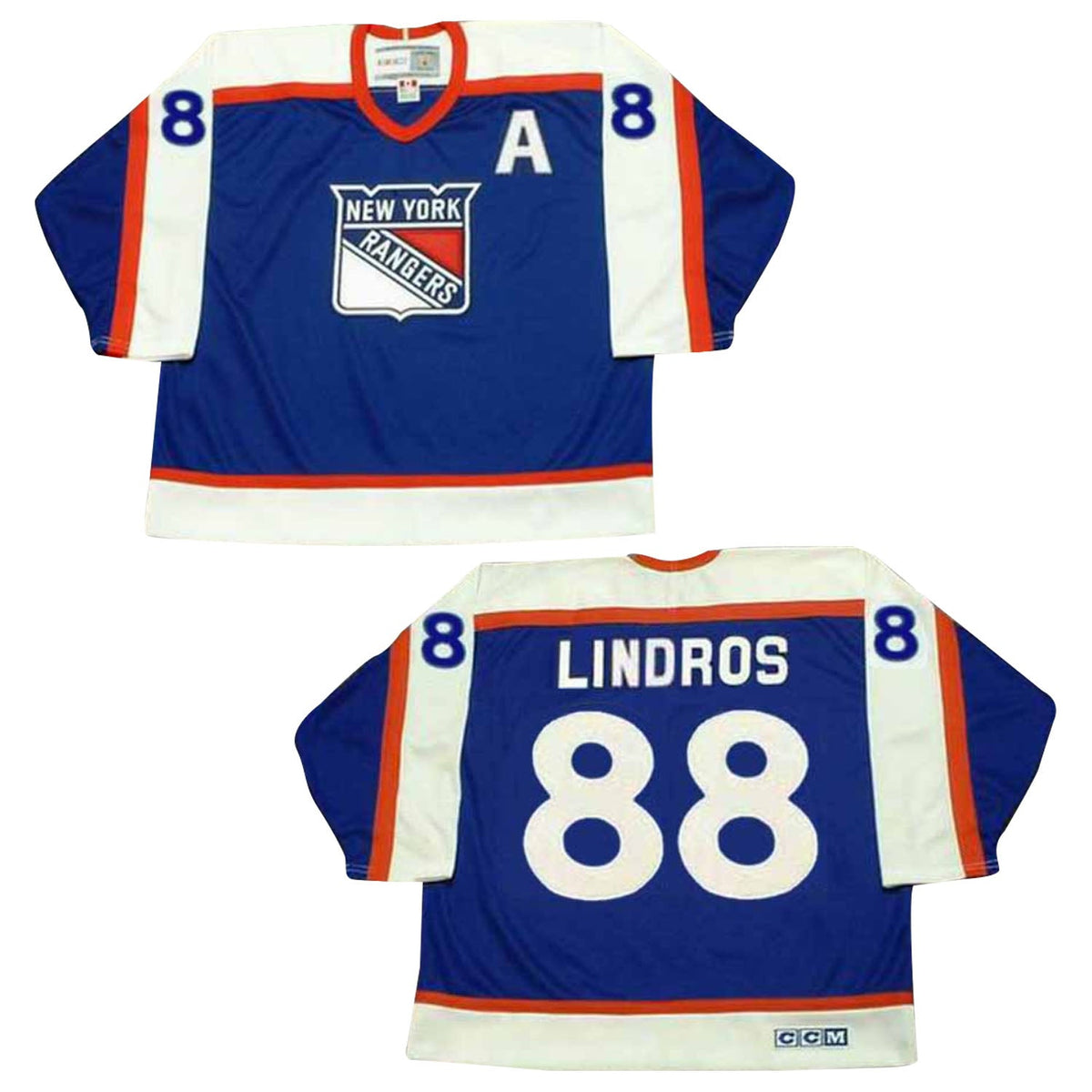 Eric Lindros New York Rangers 88 Jersey product image 2, provided for visual reference and product detail review