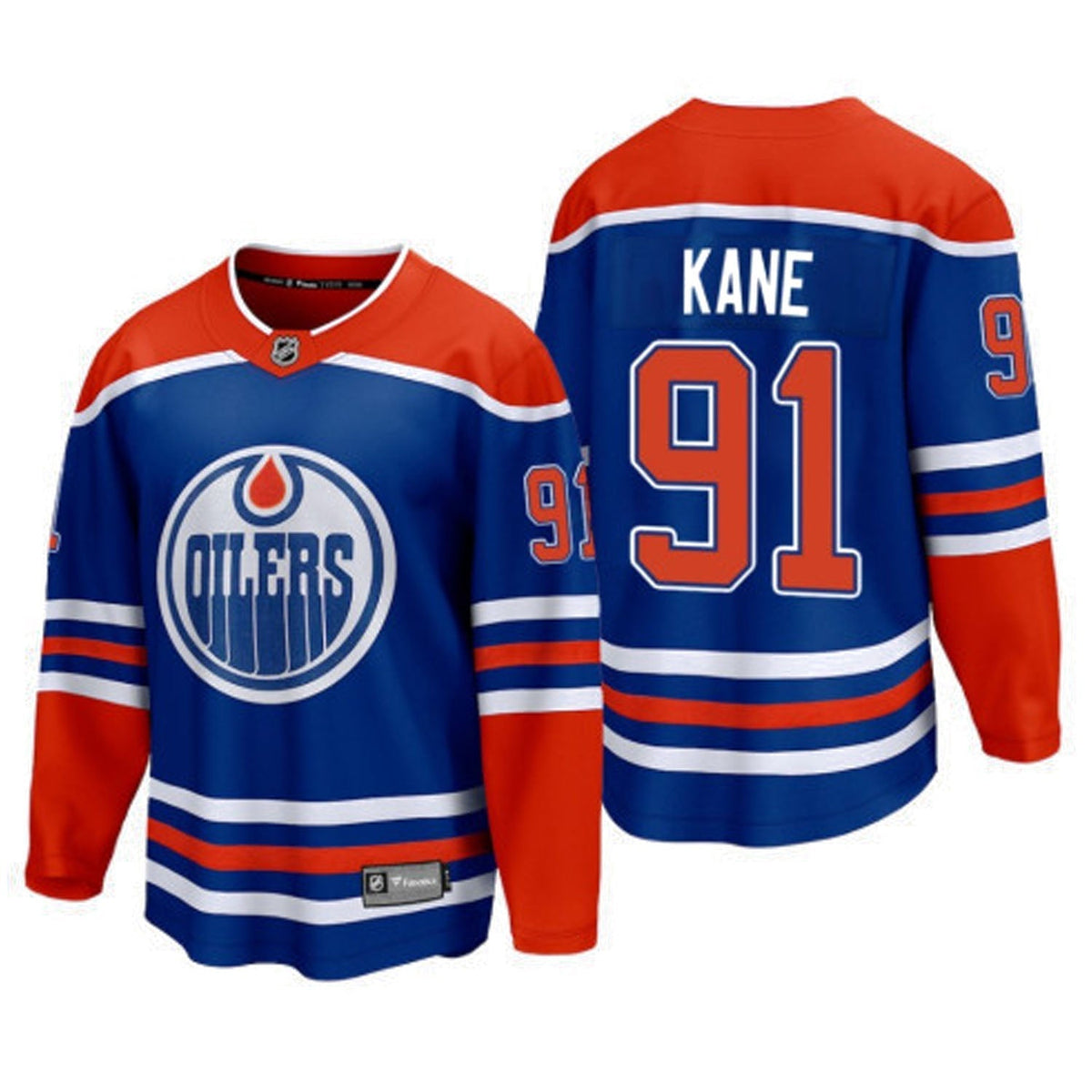 Evander Kane Edmonton Oilers 91 Jersey product image 4, provided for visual reference and product detail review