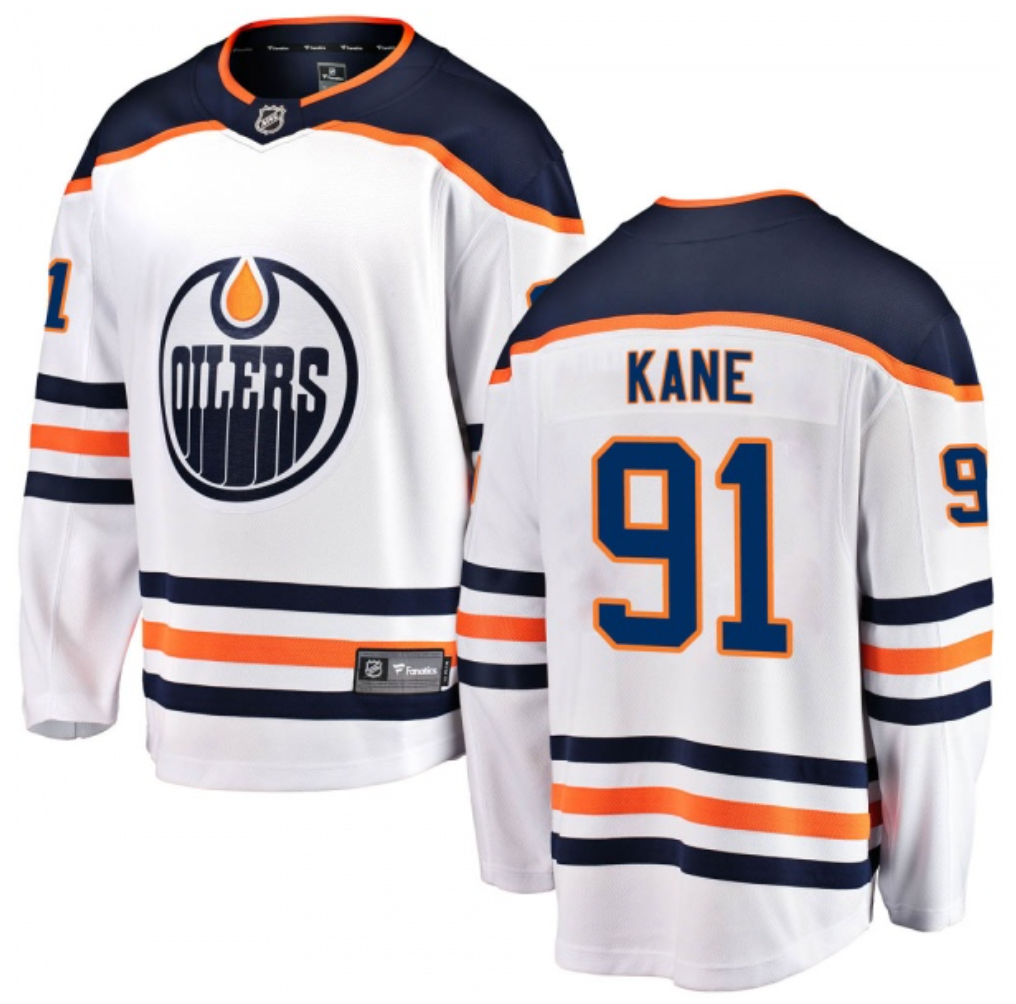 Evander Kane Edmonton Oilers 91 Jersey product image 3, provided for visual reference and product detail review