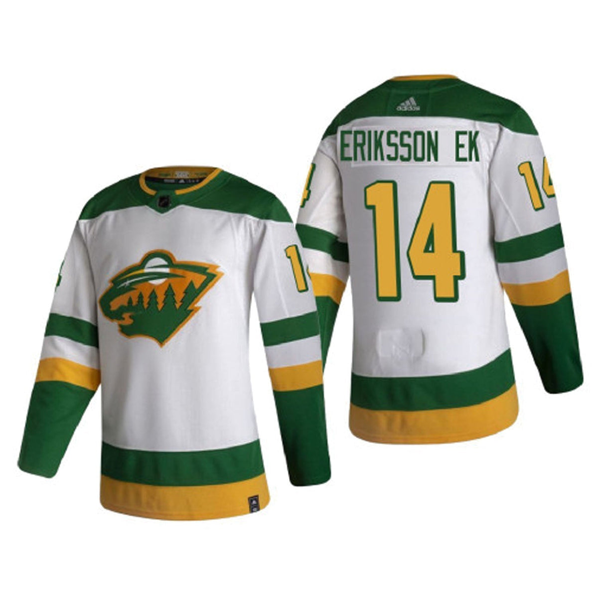 Joel Eriksson Ek Minnesota Wild 14 Jersey product image 4, provided for visual reference and product detail review