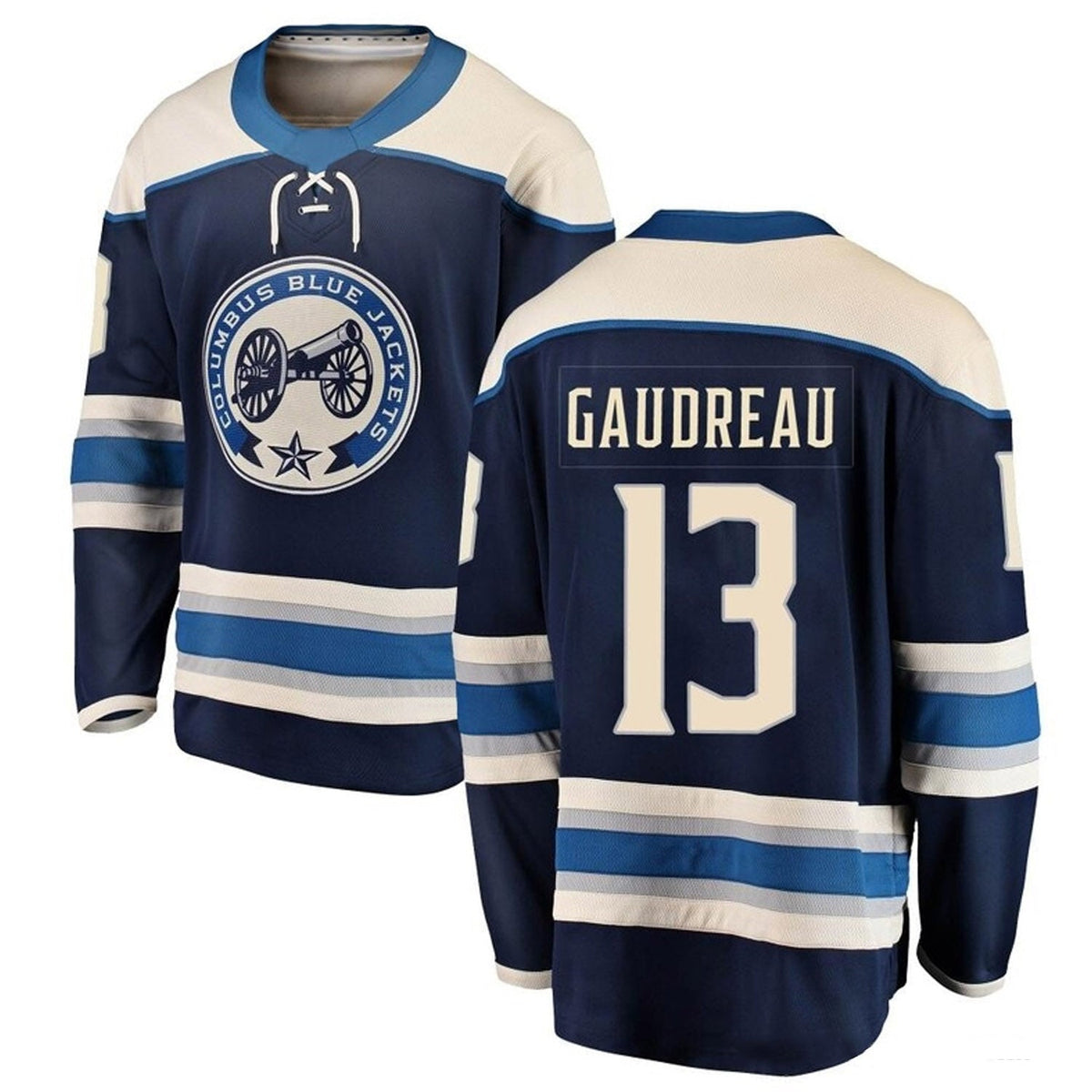 Johnny Gaudreau Columbus Blue Jackets 13 Jersey product image 4, provided for visual reference and product detail review