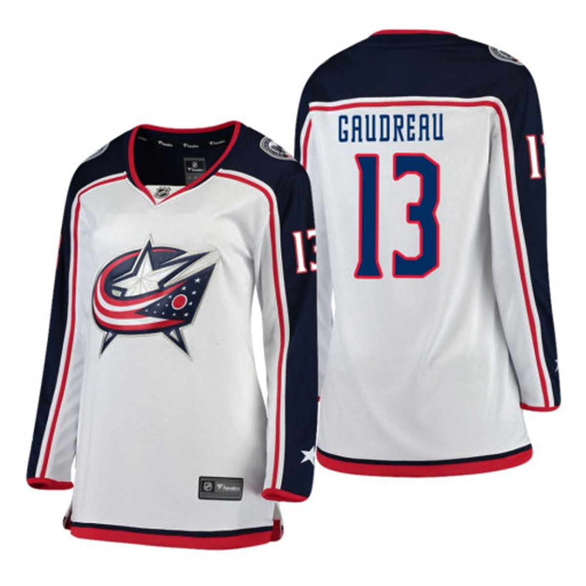 Johnny Gaudreau Columbus Blue Jackets 13 Jersey product image 2, provided for visual reference and product detail review