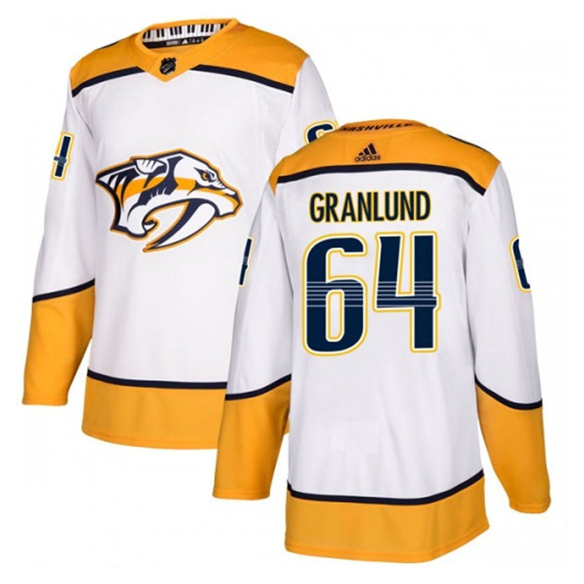 Mikael Granlund Nashville Predators 64 Jersey product image 2, provided for visual reference and product detail review