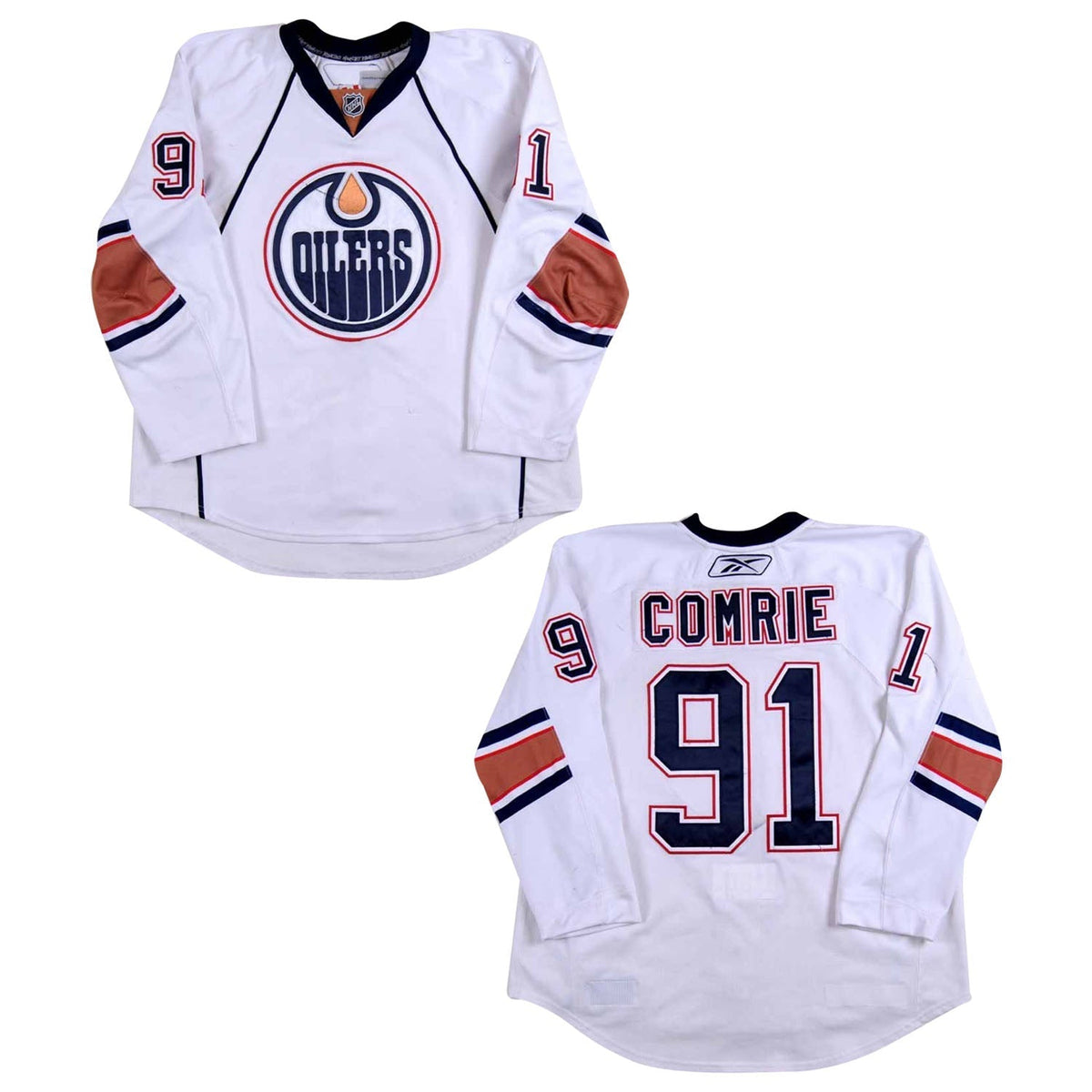 Mike Comrie Edmonton Oilers 91 Jersey product image 1, provided for visual reference and product detail review