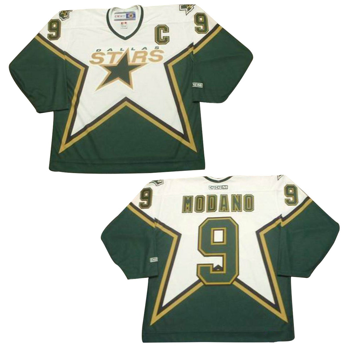 Mike Modano Dallas Stars 9 Jersey product image 1, provided for visual reference and product detail review