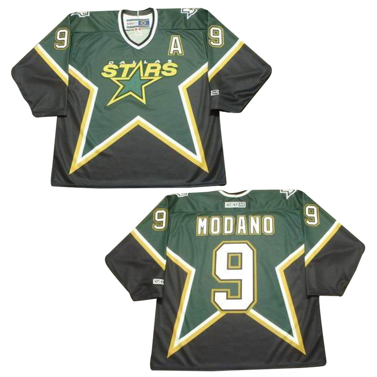 Mike Modano Dallas Stars 9 Jersey product image 2, provided for visual reference and product detail review