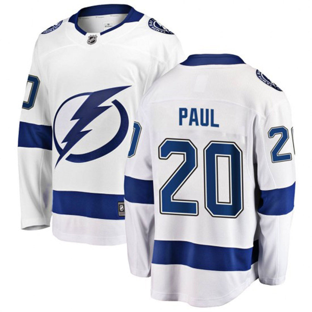 Nicholas Paul Tampa Bay Lightning 20 Jersey product image 2, provided for visual reference and product detail review
