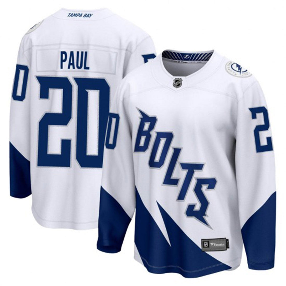 Nicholas Paul Tampa Bay Lightning 20 Jersey product image 3, provided for visual reference and product detail review