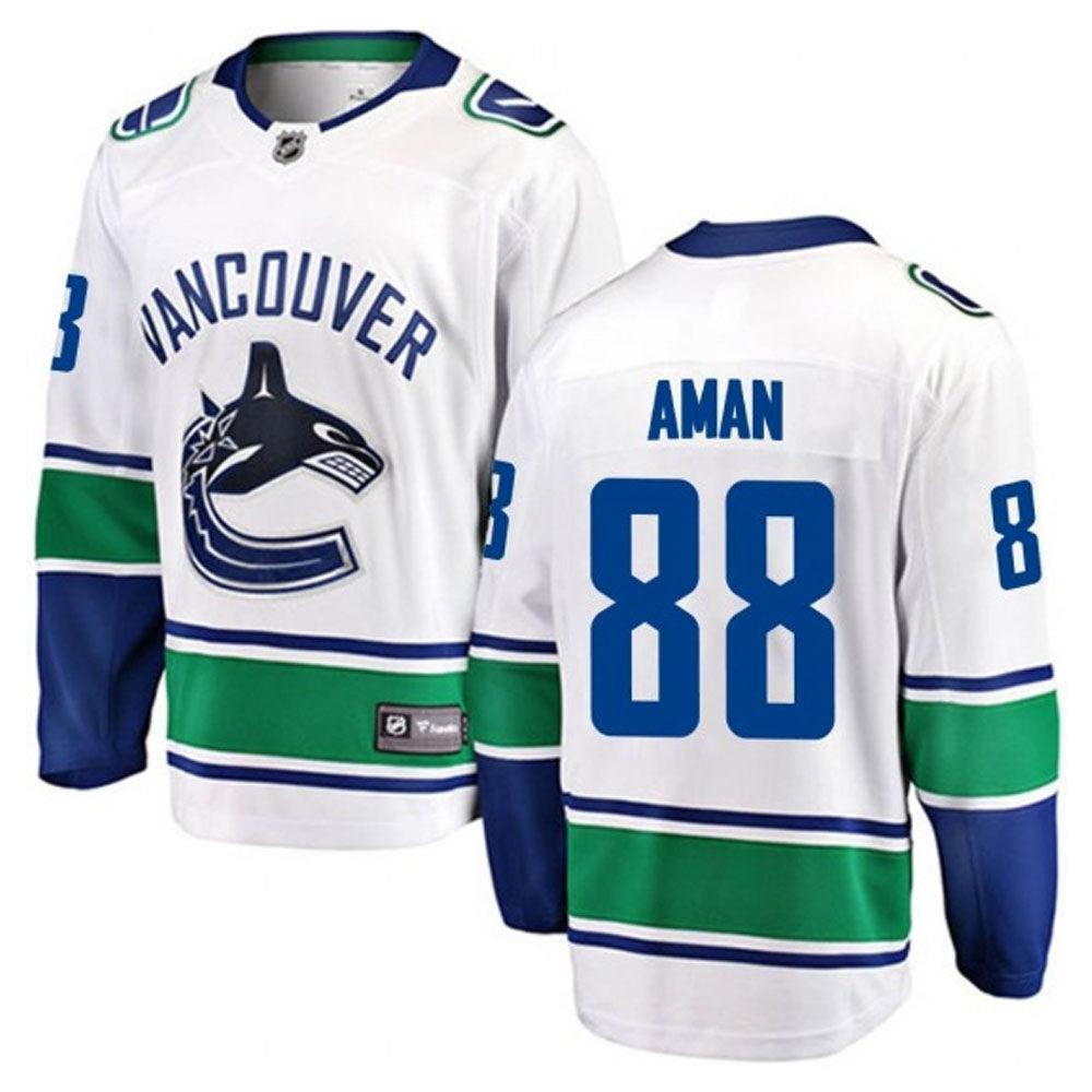 Nils Aman Vancouver Canucks 88 Jersey product image 2, provided for visual reference and product detail review