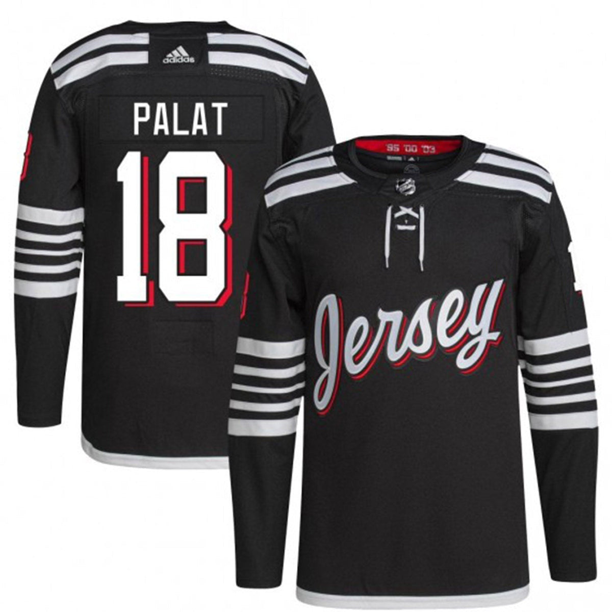 Ondrej Palat New Jersey Devils 18 Jersey product image 5, provided for visual reference and product detail review
