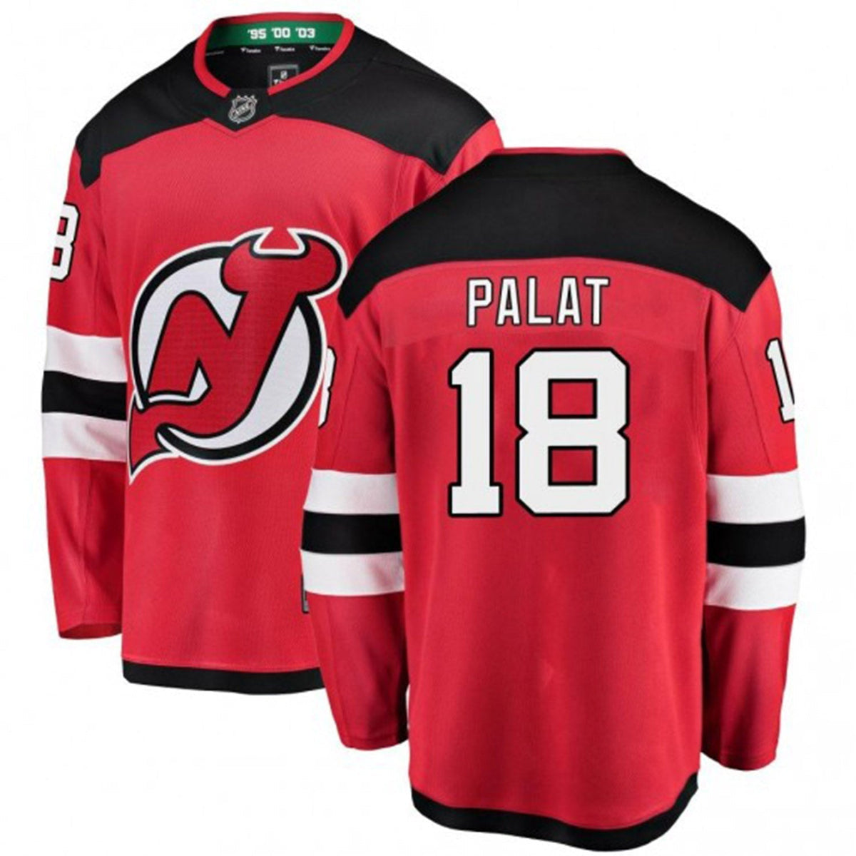 Ondrej Palat New Jersey Devils 18 Jersey product image 1, provided for visual reference and product detail review