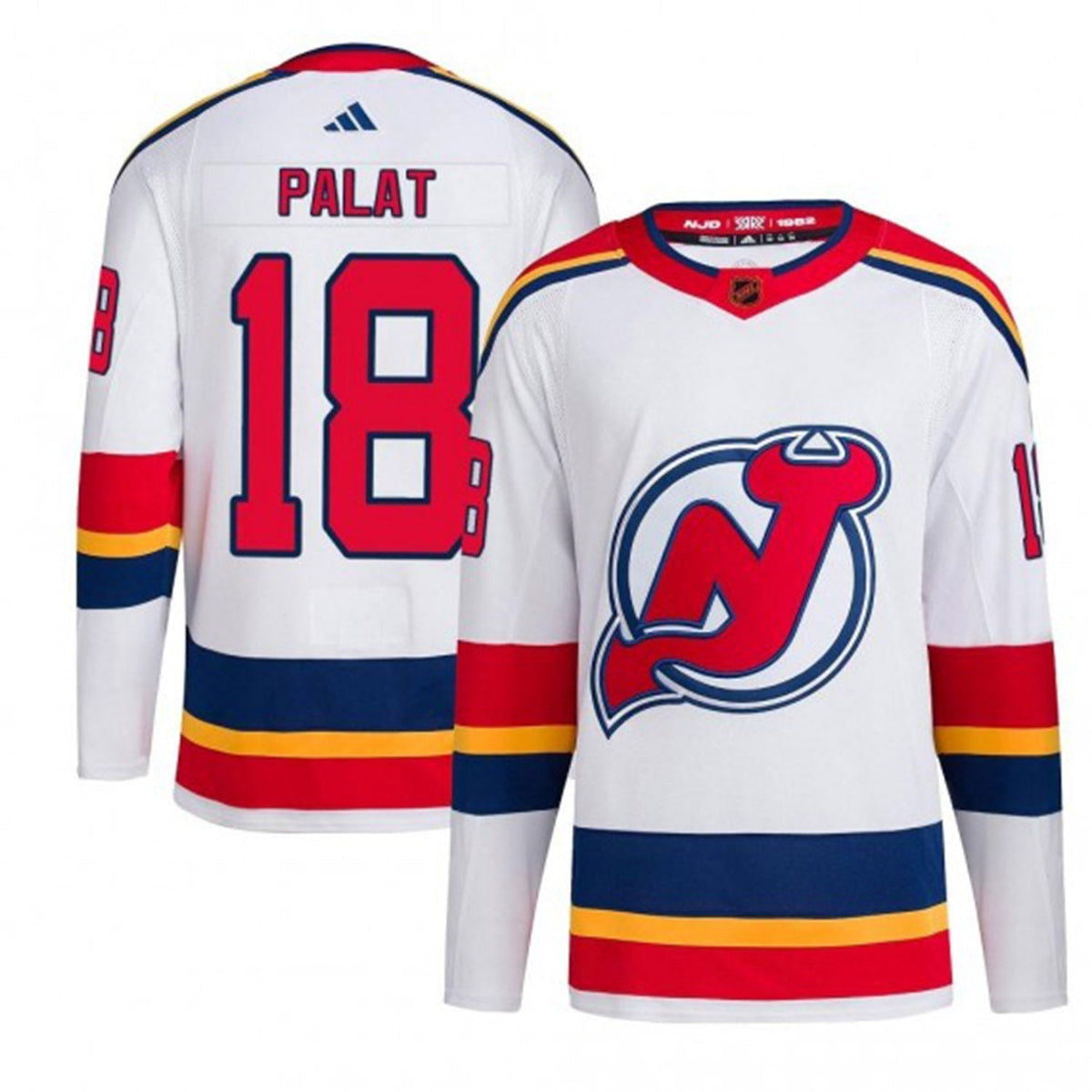 Ondrej Palat New Jersey Devils 18 Jersey product image 2, provided for visual reference and product detail review