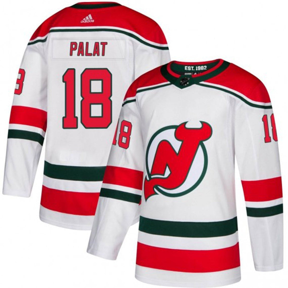 Ondrej Palat New Jersey Devils 18 Jersey product image 4, provided for visual reference and product detail review