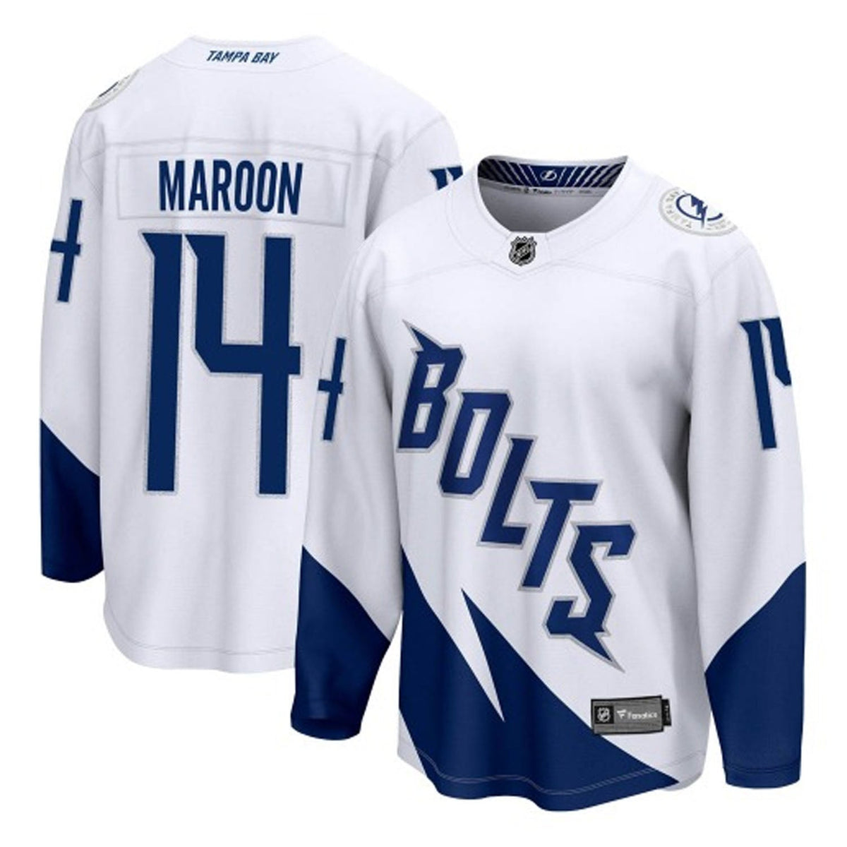 Patrick Maroon Tampa Bay Lightning 14 Jersey product image 2, provided for visual reference and product detail review