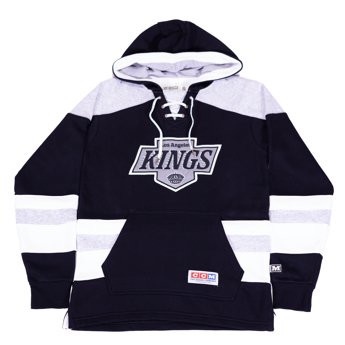 Kings CCM Jersey Black Pullover Hoodie product image 1, provided for visual reference and product detail review