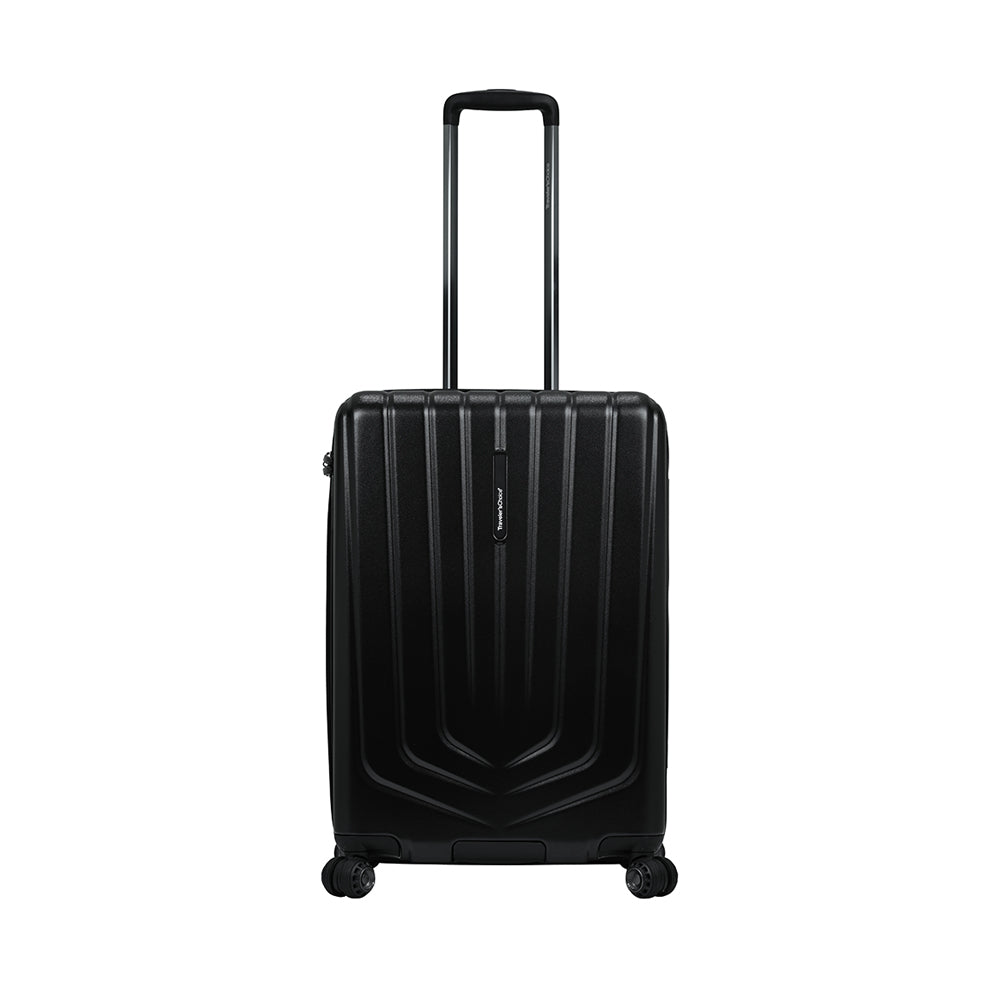 Traveler's Choice 26" 4 Double Wheels Expandable Trolley Case - Black