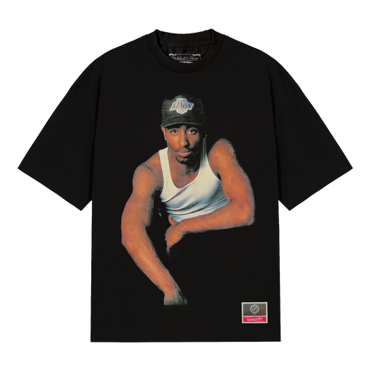 2Pac X Kings Mitchell & Ness T-Shirt product image 1, provided for visual reference and product detail review