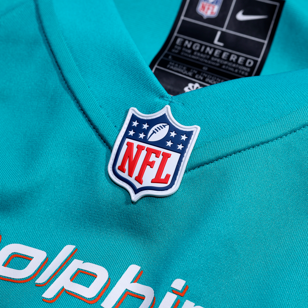 Men's Miami Dolphins Chop Robinson Nike Aqua Player Game product image 4