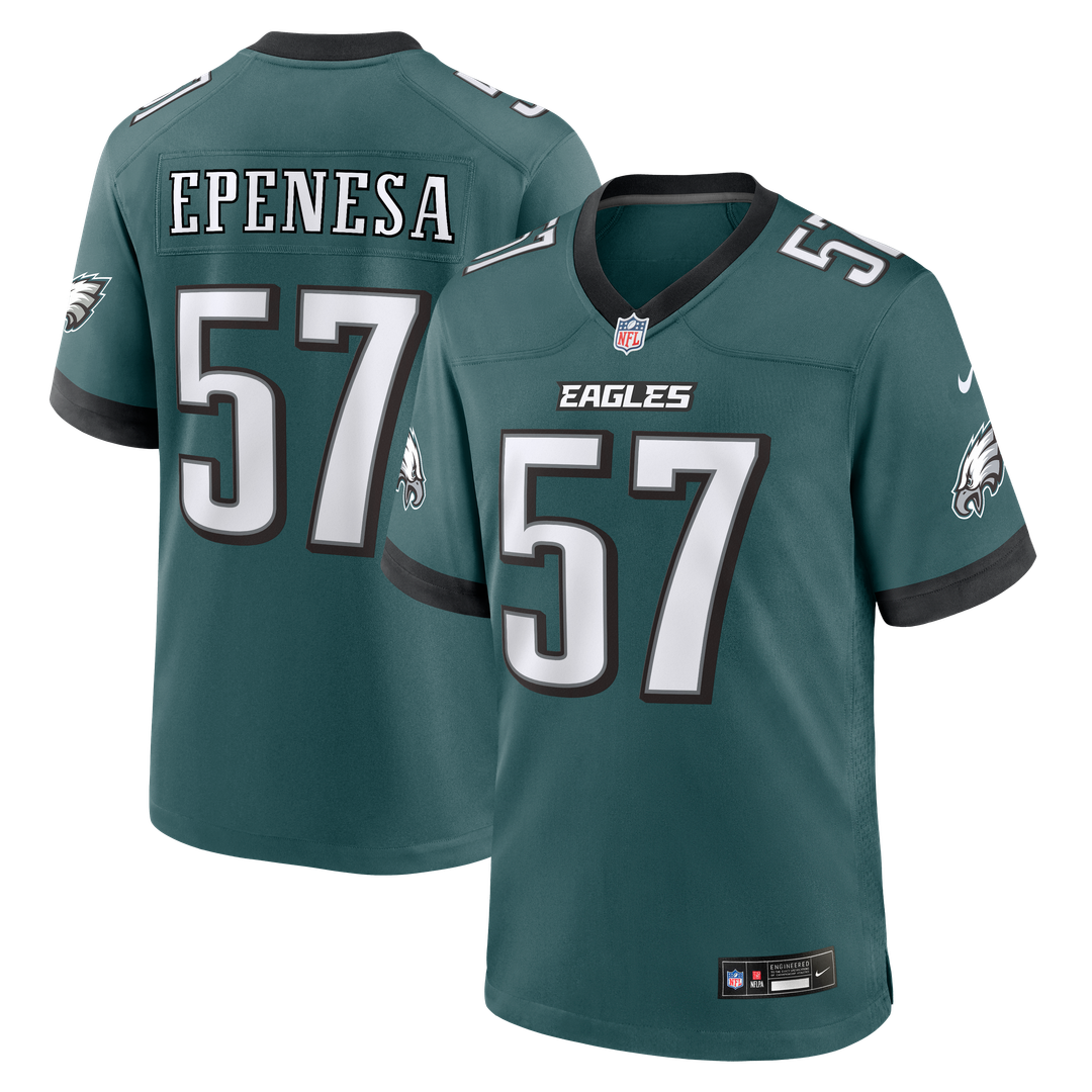 Men's Philadelphia Eagles A.J. Epenesa Nike Midnight Green product image 1