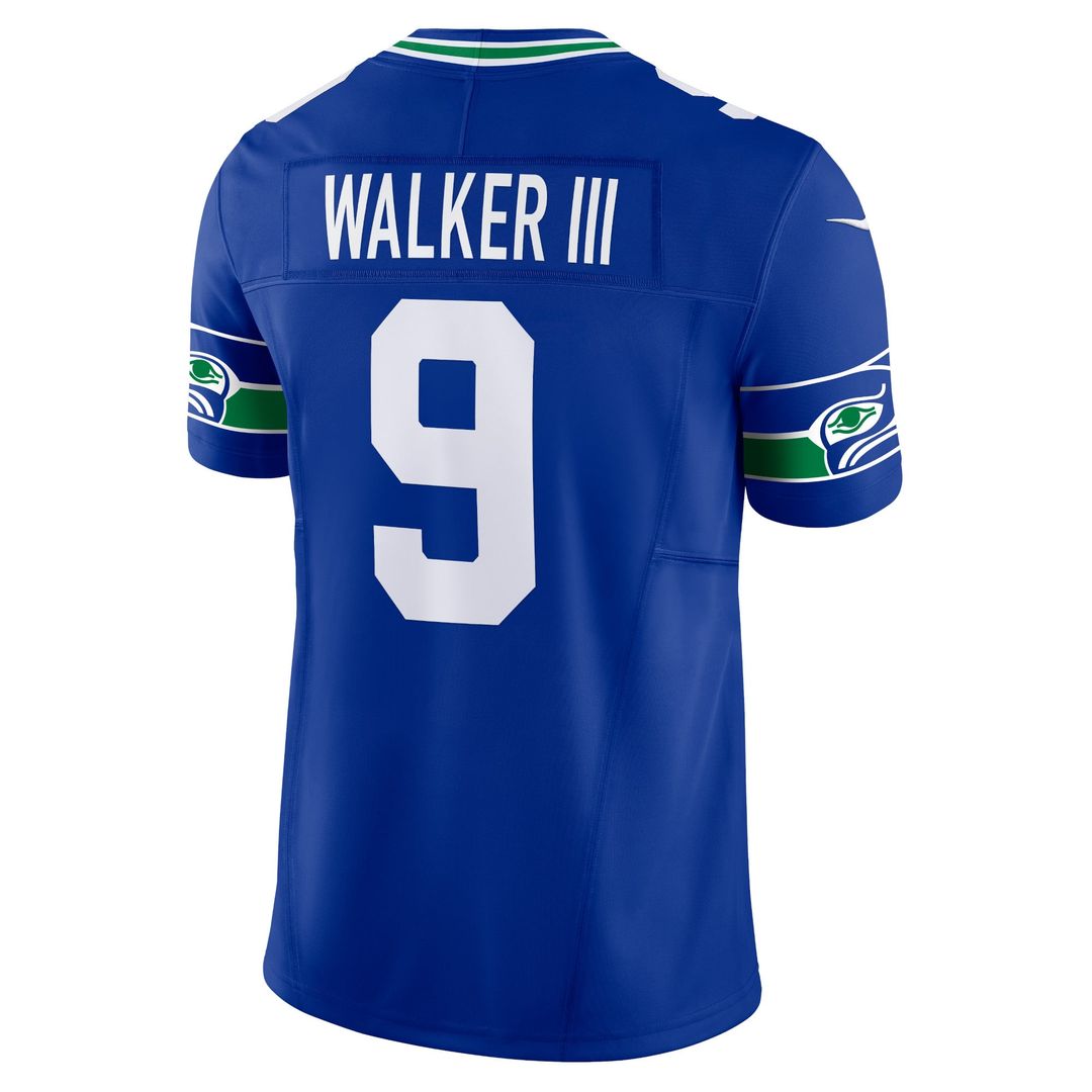 Men's Seattle Seahawks Kenneth Walker III Nike Royal Vapor product image 3