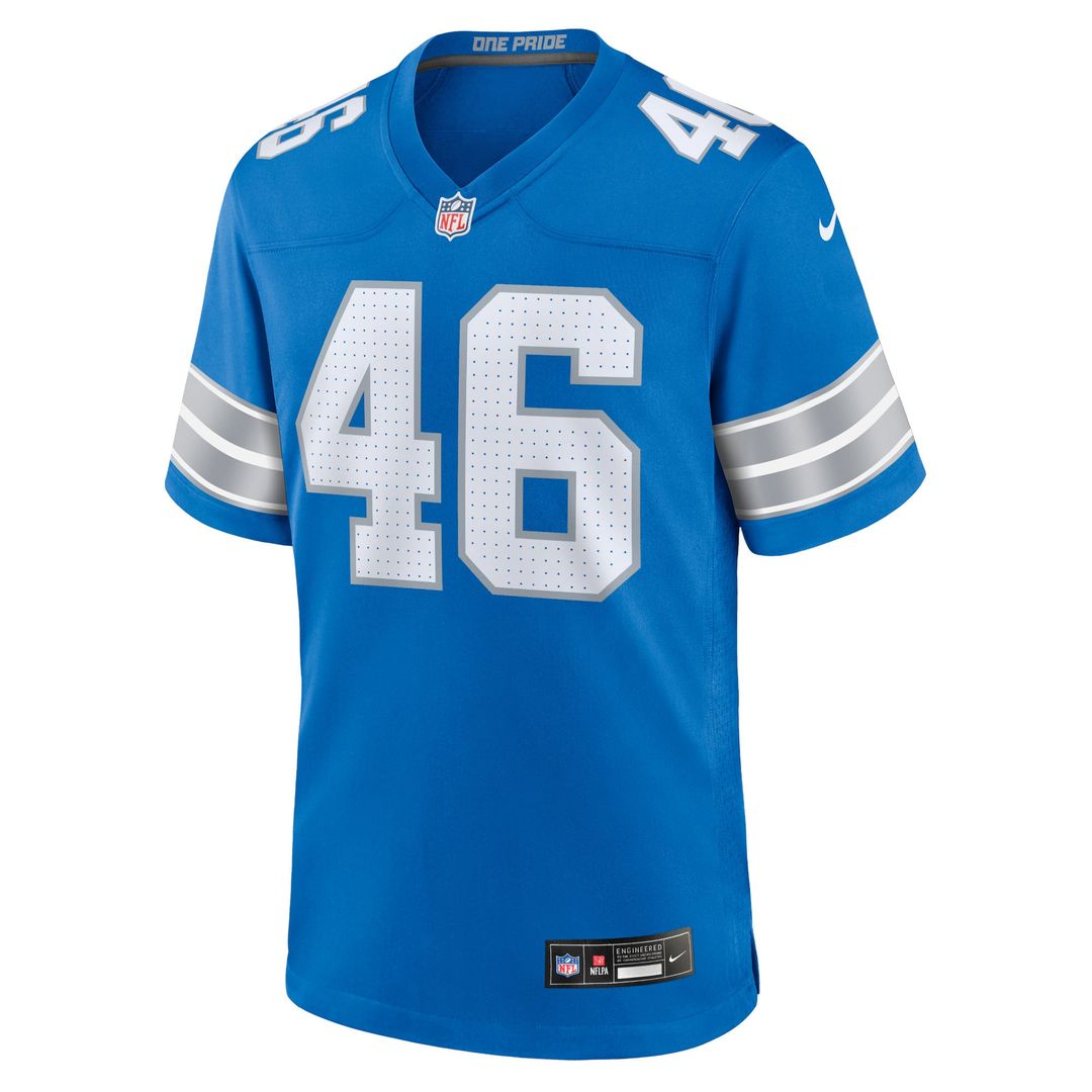 Men's Detroit Lions Jack Campbell Nike White Game Jersey product image 8