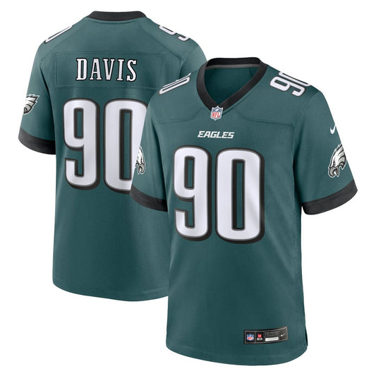 Men's Philadelphia Eagles Jordan Davis Nike Midnight Green product image 1