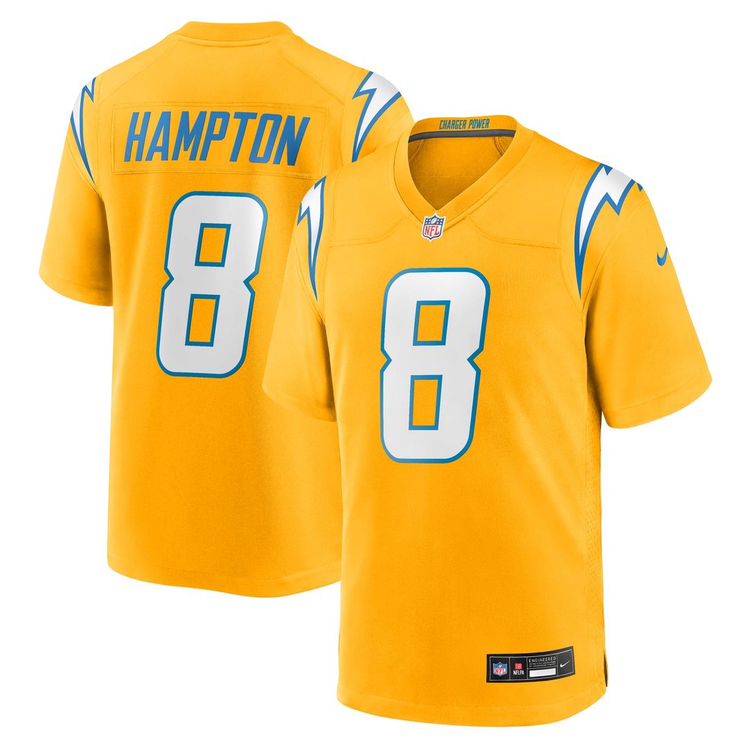 Men's Los Angeles Chargers Omarion Hampton Nike Powder Blue product image 11