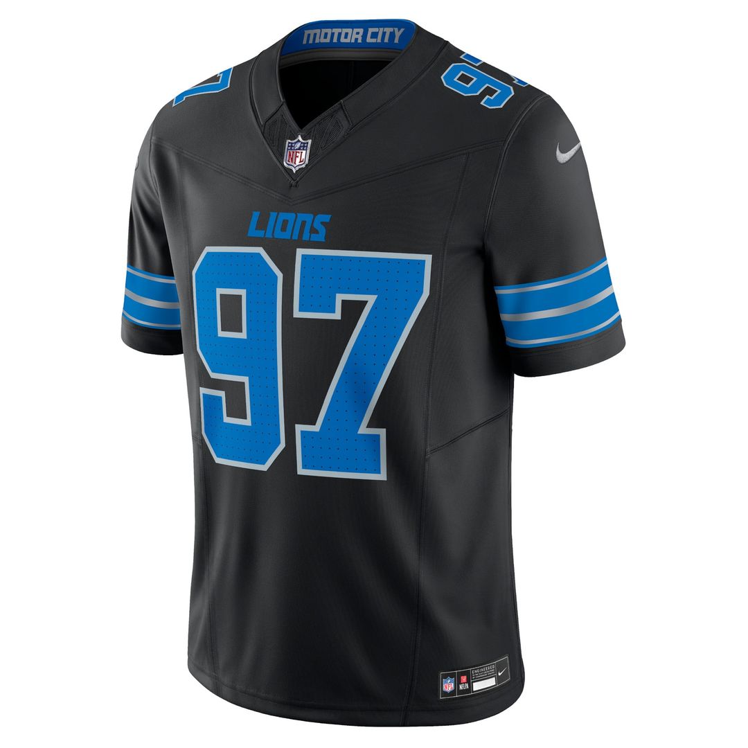 Men's Detroit Lions Aidan Hutchinson Nike Black 2nd product image 2