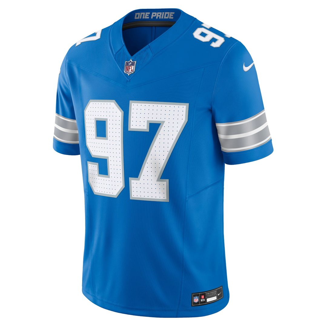 Men's Detroit Lions Aidan Hutchinson Nike Blue Team Vapor product image 2