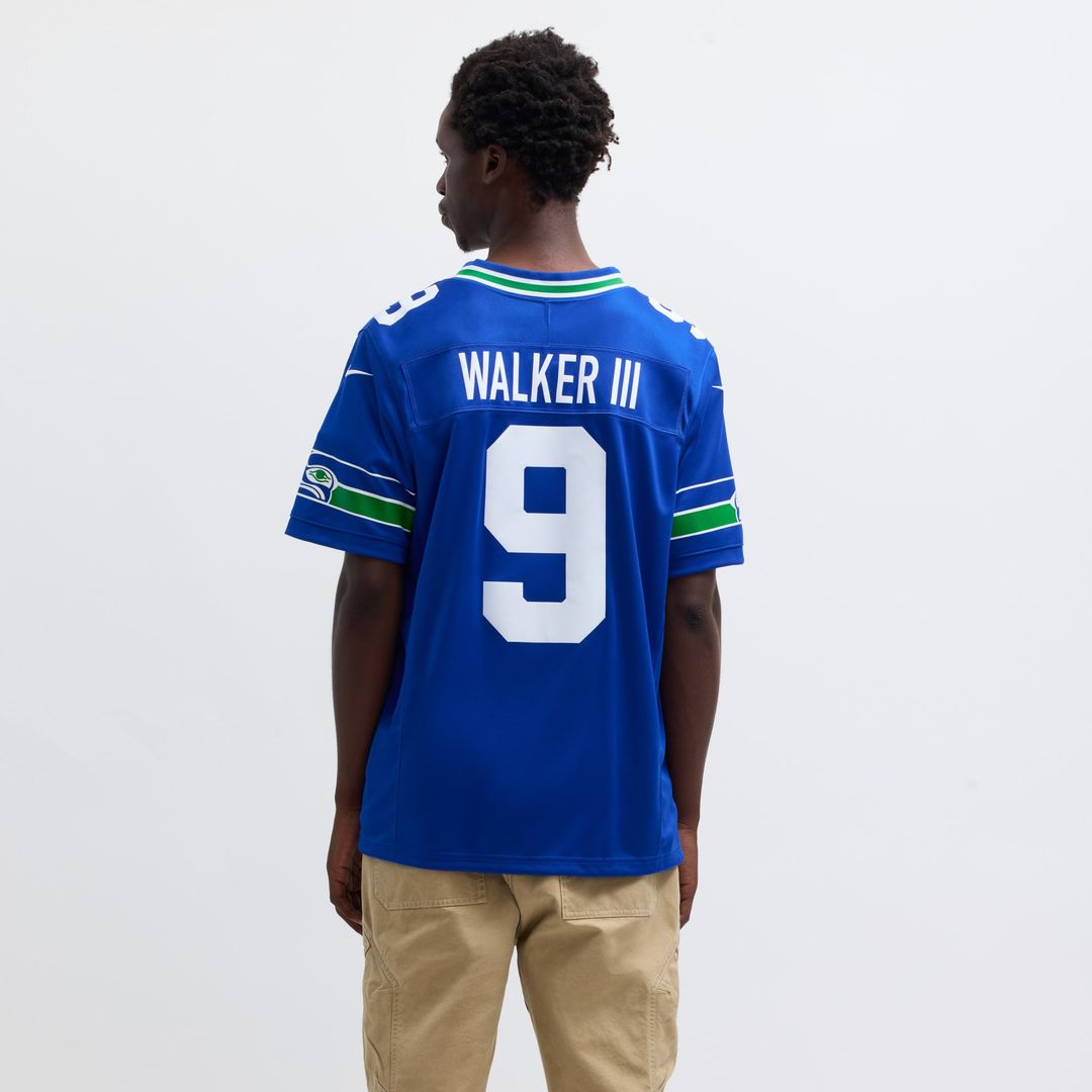 Men's Seattle Seahawks Kenneth Walker III Nike Royal Vapor product image 5