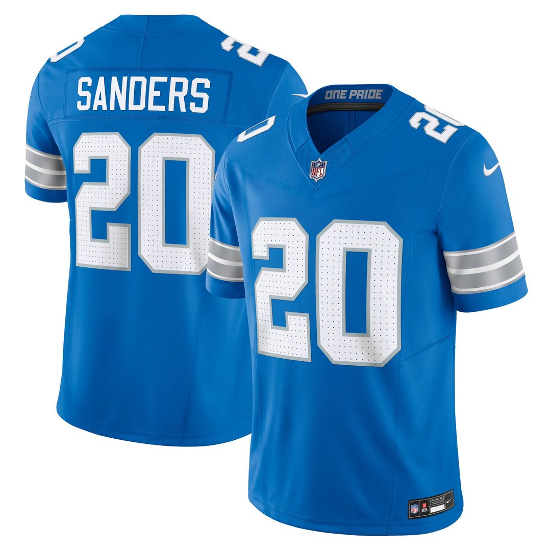 Men's Detroit Lions Barry Sanders Nike Black 2nd Alternate product image 7