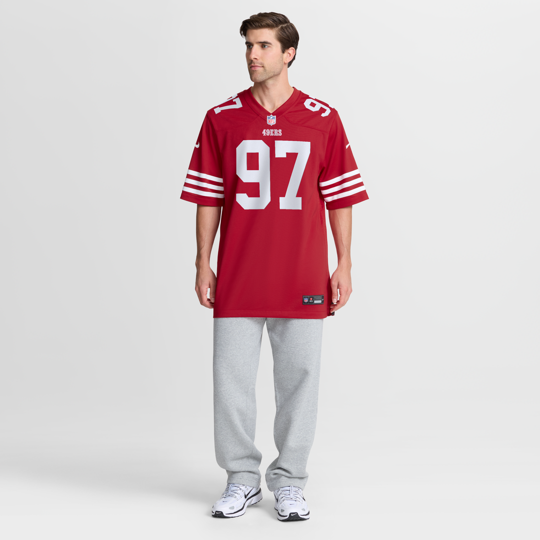 Men's San Francisco 49ers Nick Bosa Nike Scarlet Team Game product image 7