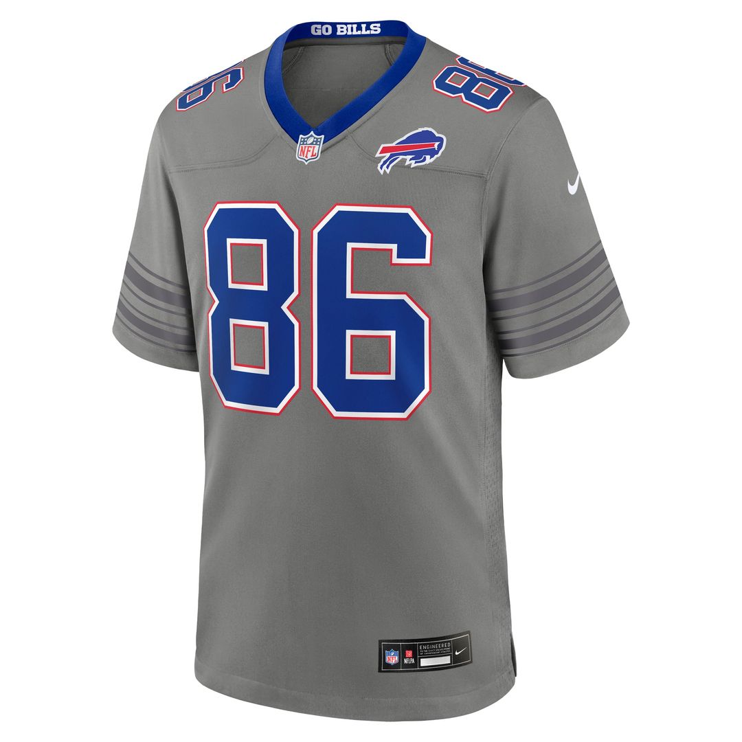 Men's Buffalo Bills Dalton Kincaid Nike Gray Nickel City product image 2