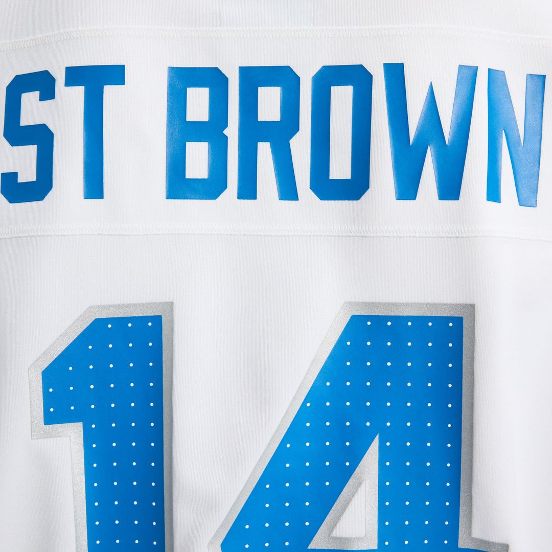 Men's Detroit Lions Amon-Ra St. Brown Nike Blue Game Jersey product image 38