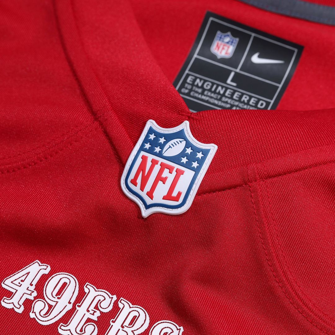 Men's San Francisco 49ers Trent Taylor Nike Scarlet Team product image 4