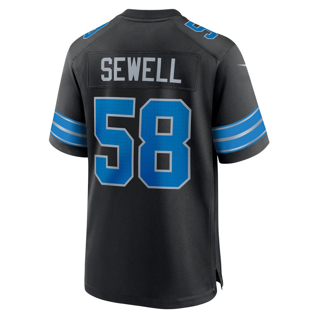 Men's Detroit Lions Penei Sewell Nike Blue Game Jersey product image 19