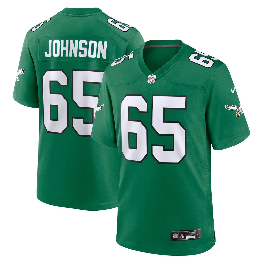 Men's Philadelphia Eagles Lane Johnson Nike Kelly Green product image 1