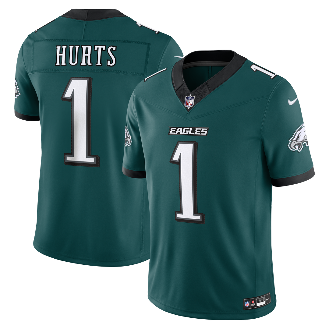 Men's Philadelphia Eagles Jalen Hurts Nike Black Alternate product image 10