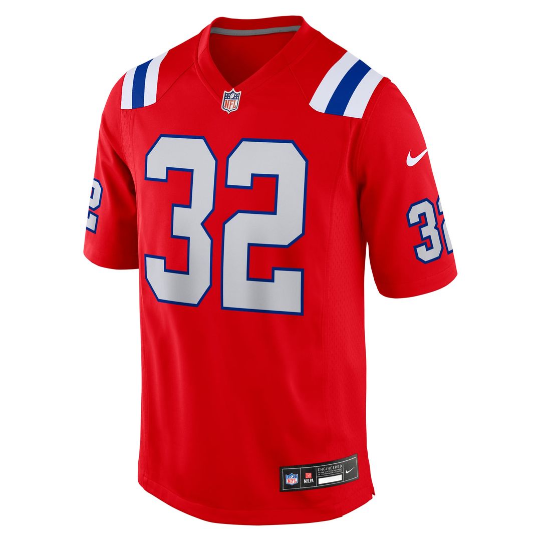 Men's New England Patriots TreVeyon Henderson Nike Red product image 5