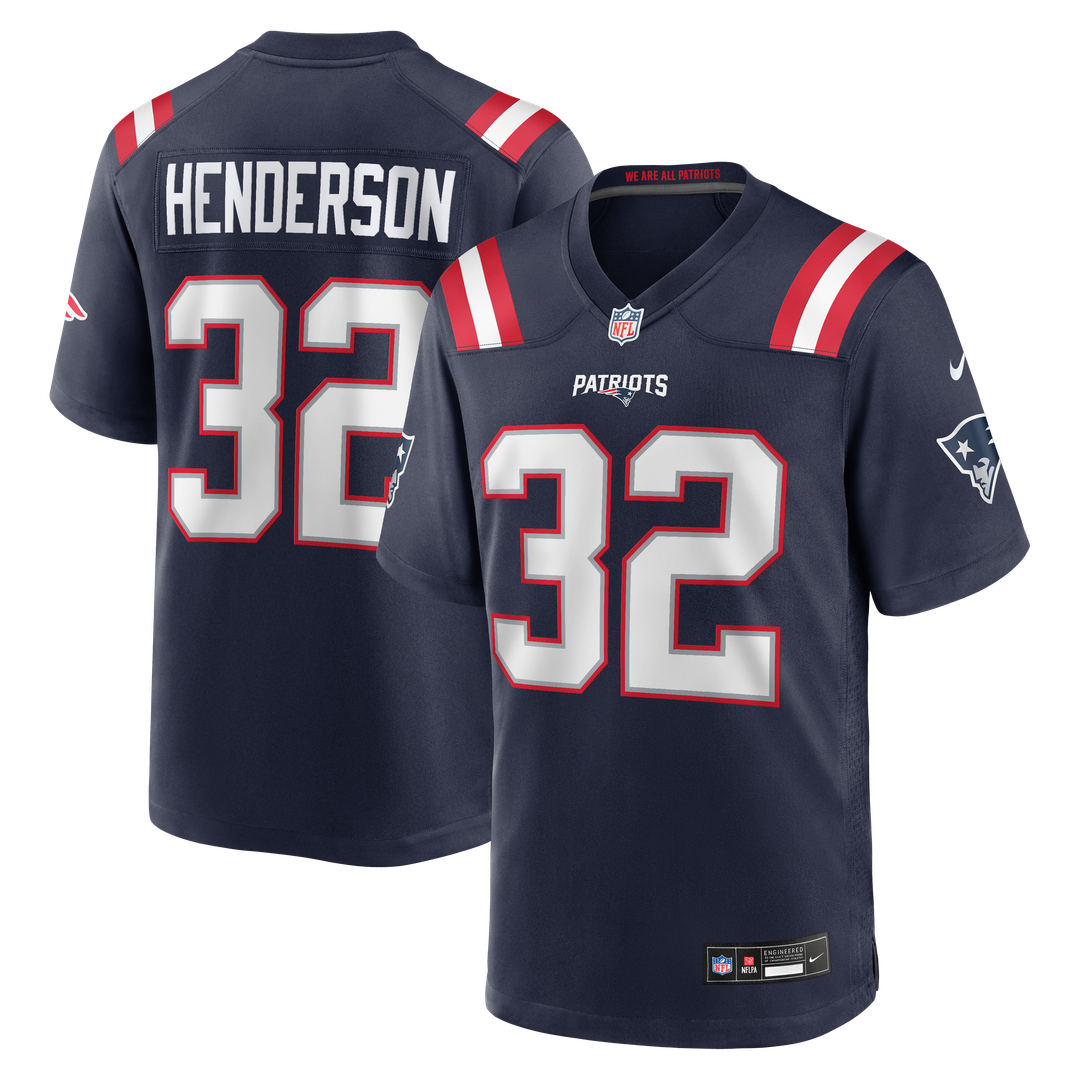 Men's New England Patriots TreVeyon Henderson Nike Red product image 7