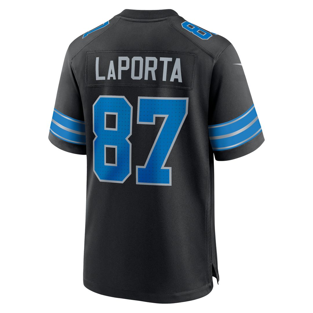 Men's Detroit Lions Sam LaPorta Nike White Game Jersey product image 16