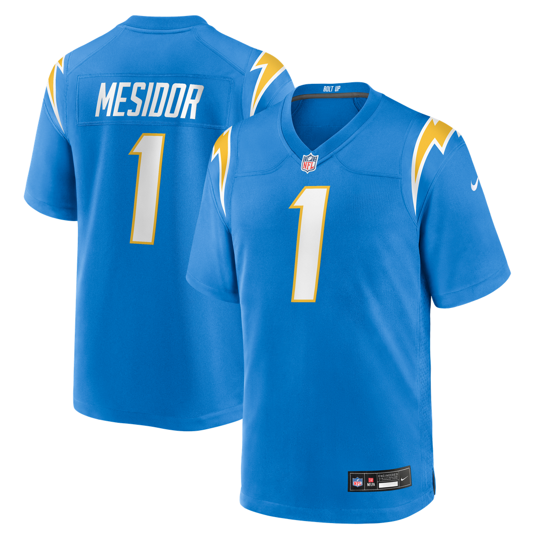 Men's Los Angeles Chargers Akheem Mesidor Nike Powder Blue product image 1