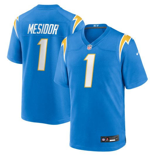 Men's Los Angeles Chargers Akheem Mesidor Nike Powder Blue product image 1
