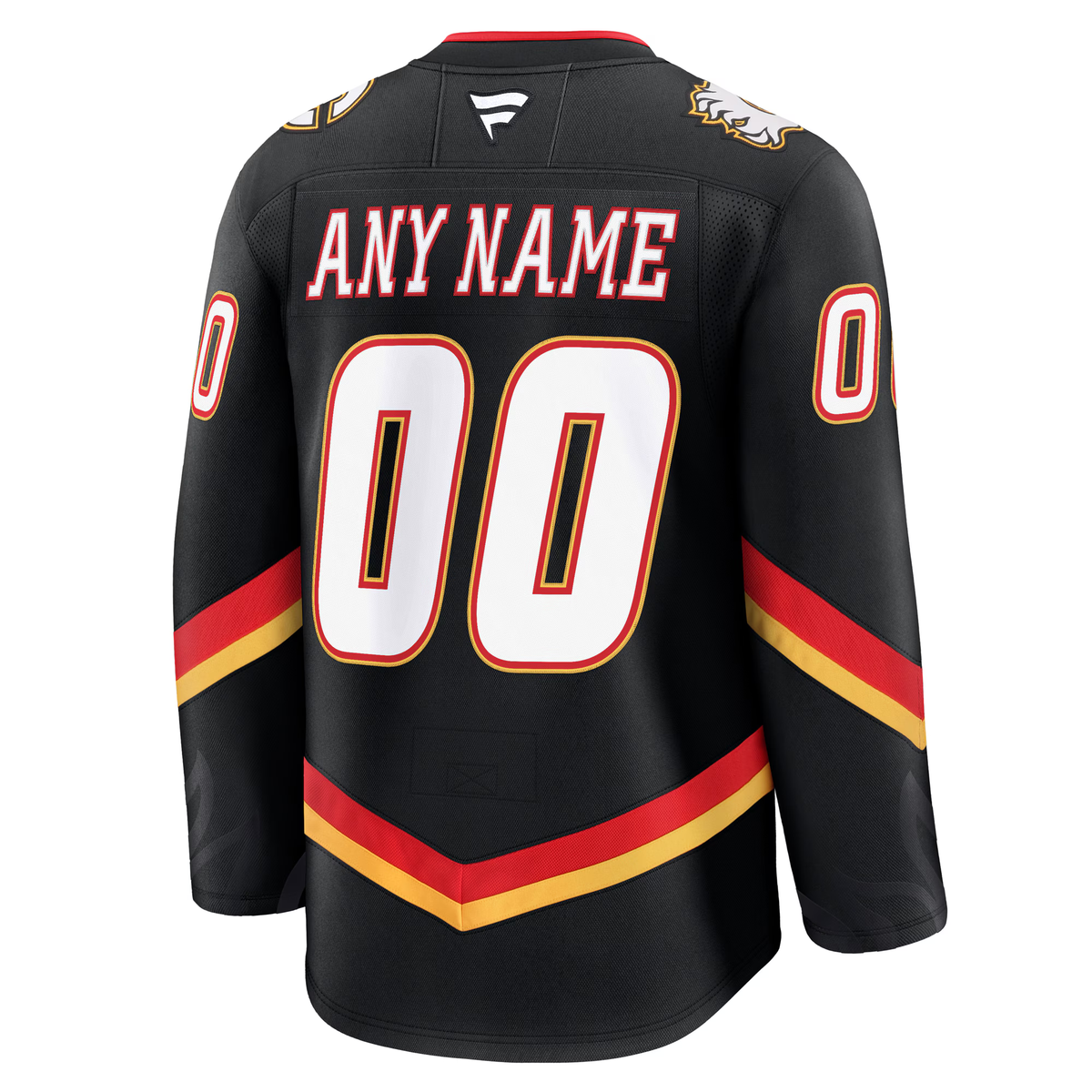 Customizable Calgary Flames 2024 Fanatics Premium Official THIRD ALTERNATE NHL Jersey product image 2, provided for visual
