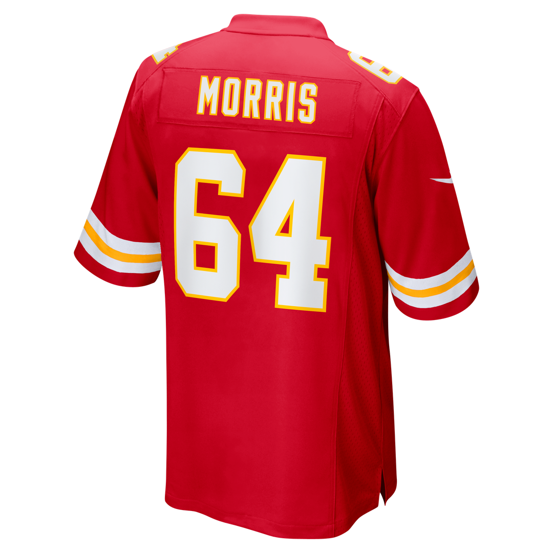 Men's Kansas City Chiefs Wanya Morris Nike Red Game Jersey product image 3