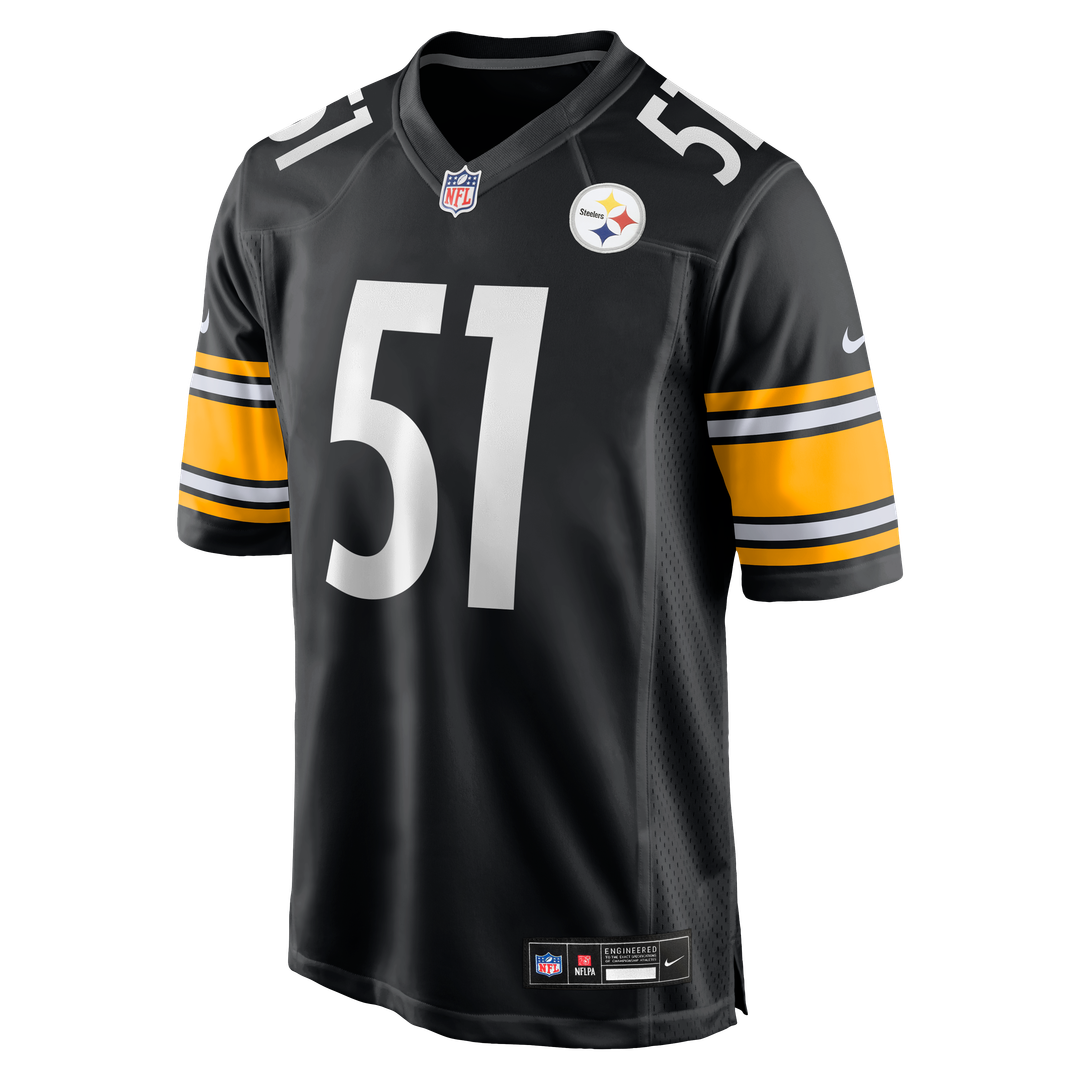 Men's Pittsburgh Steelers Nick Herbig Nike Black Game Jersey product image 2